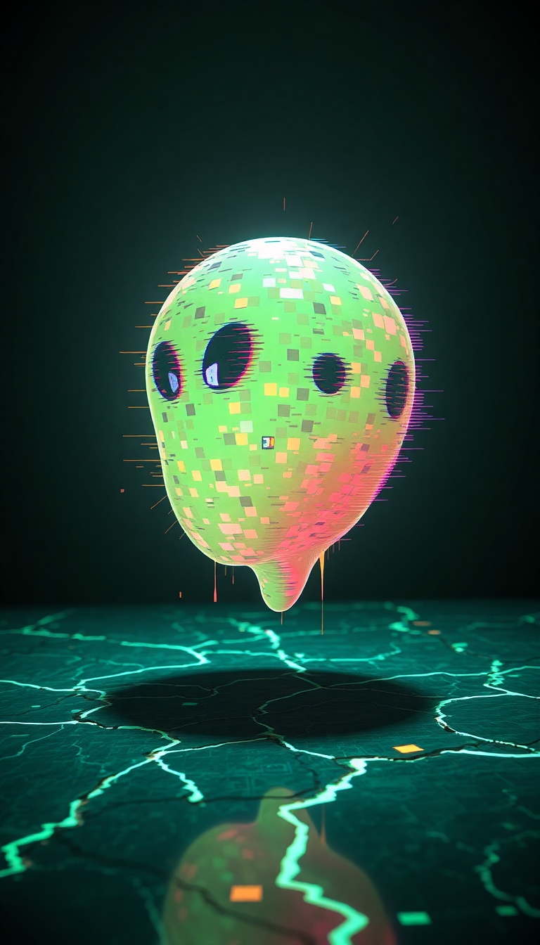 Pao mise en page internet vidéo illustration 3d serveur IA générative AI freelance paris studio de création magazines 012